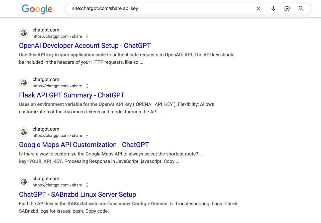 Вам это не понравится, но ваши чаты с ChatGPT попадают в Google Вам это не понравится, но ваши чаты с ChatGPT попадают в Google