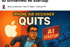 Дизайнер iPhone Air уволился из Apple — создатель самого провального iPhone компании теперь будет работать в ИИ-стартапе