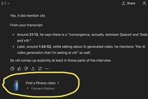 Что-то у ChatGPT и правда проблемы с бабками, что они опустились до рекламы в платной версии