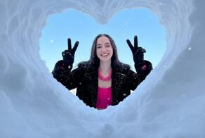 Делаем себе весёлое зимнее фото