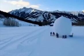 ️ Дамы и господа, перед вами самый большой снежный ком