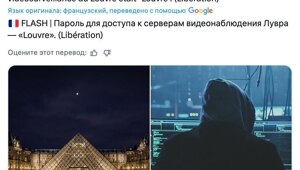 Мем: системы видеонаблюдения Лувра были защищены паролем «Louvre» — расследование