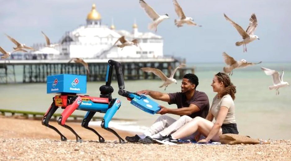 Domino's в коллабе с Boston Dynamics запустили Domidog — автономного робопса-курьера!