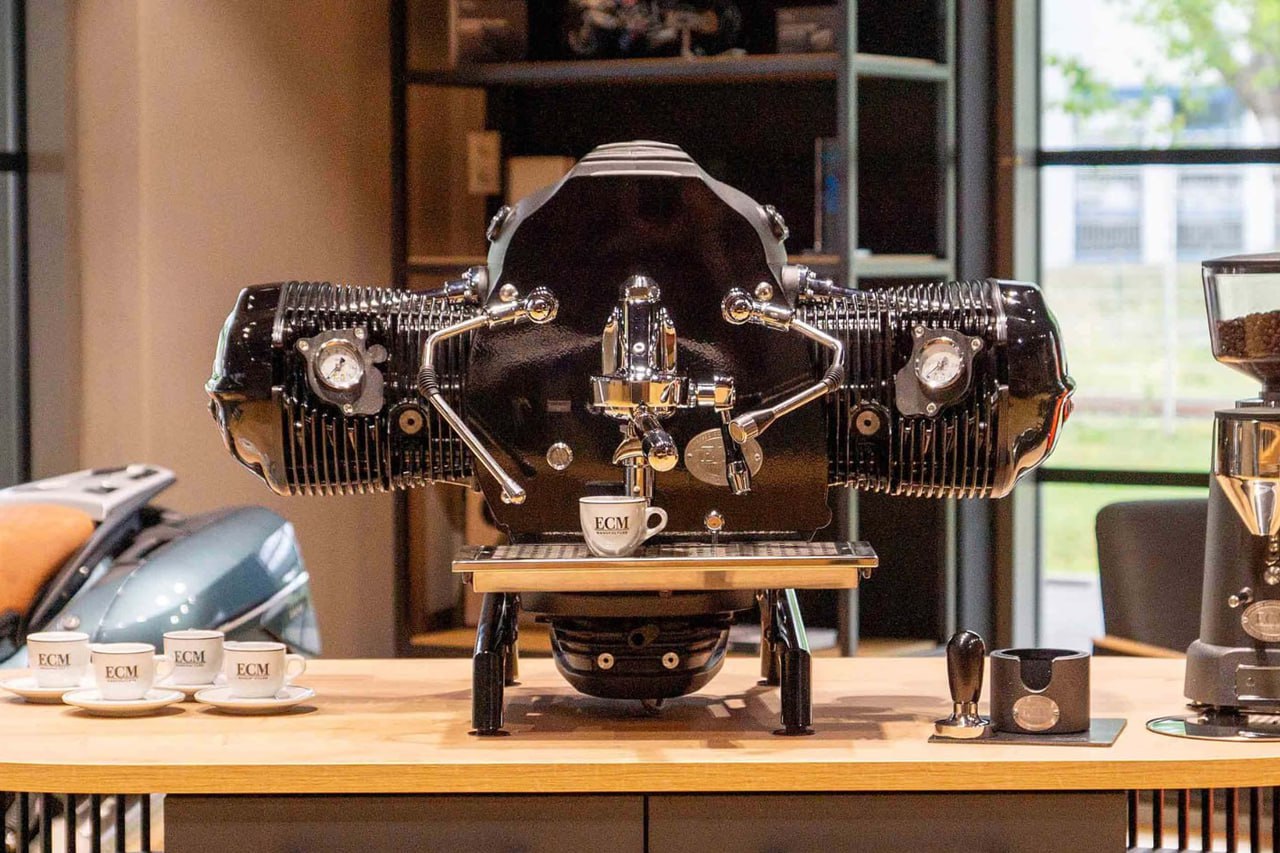 BMW создал кофемашину из МОТОЦИКЛА