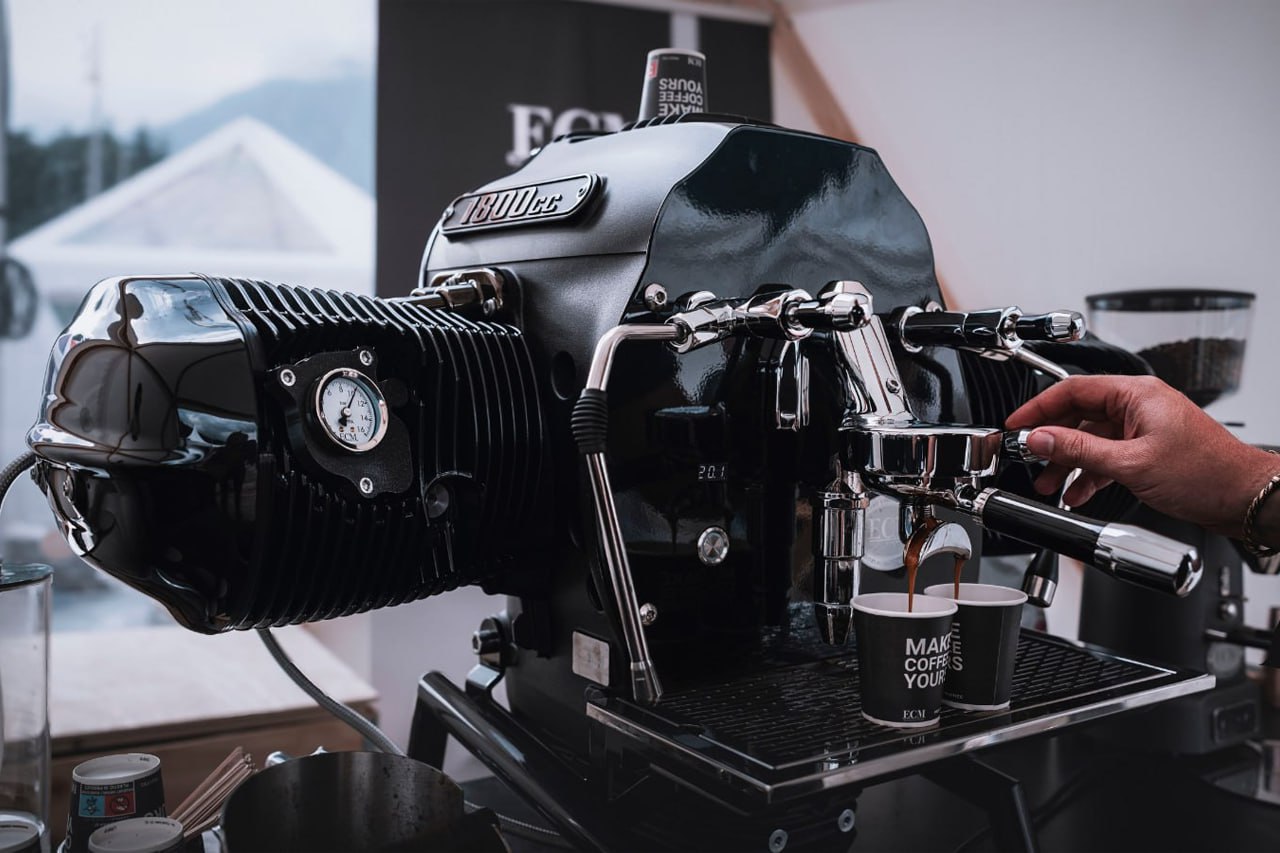 BMW создал кофемашину из МОТОЦИКЛА