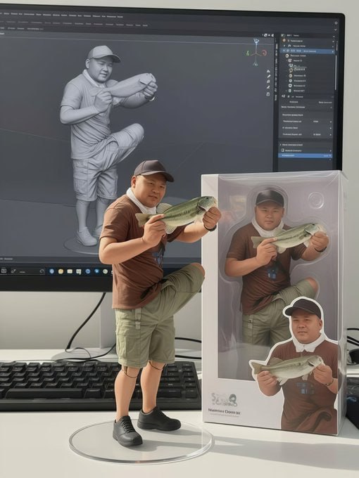 Новый увлекательный тренд: создайте себя в 3D-фигурке