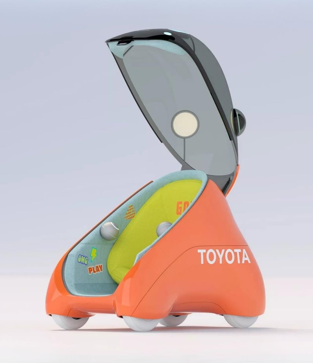 Toyota представила концепт Kids Mobi — автономный электромобиль для детей, который может самостоятельно отвезти ребёнка в школу