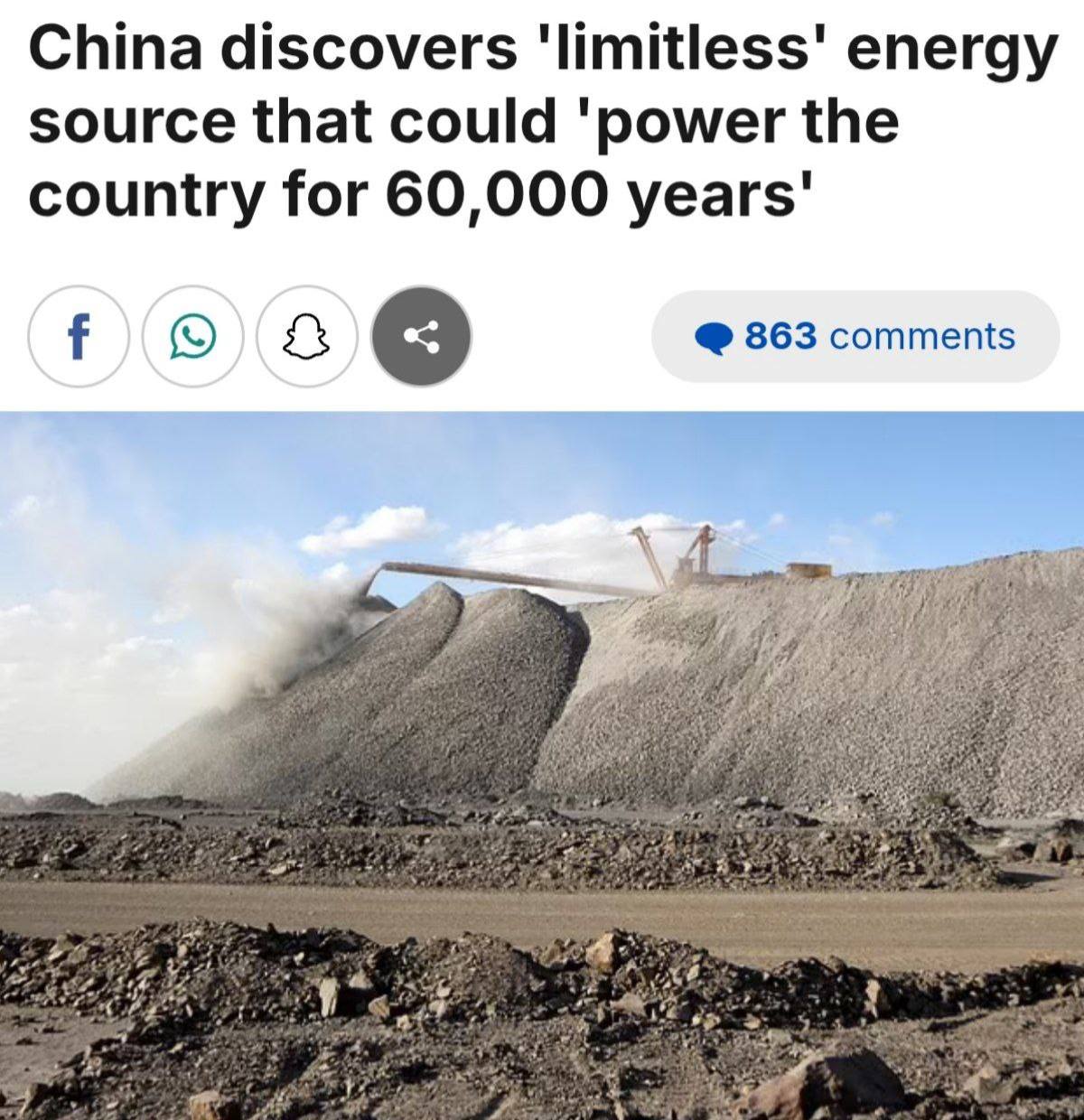 Китайцы переписали атомную историю: теперь у них есть практически неисчерпаемый источник энергии