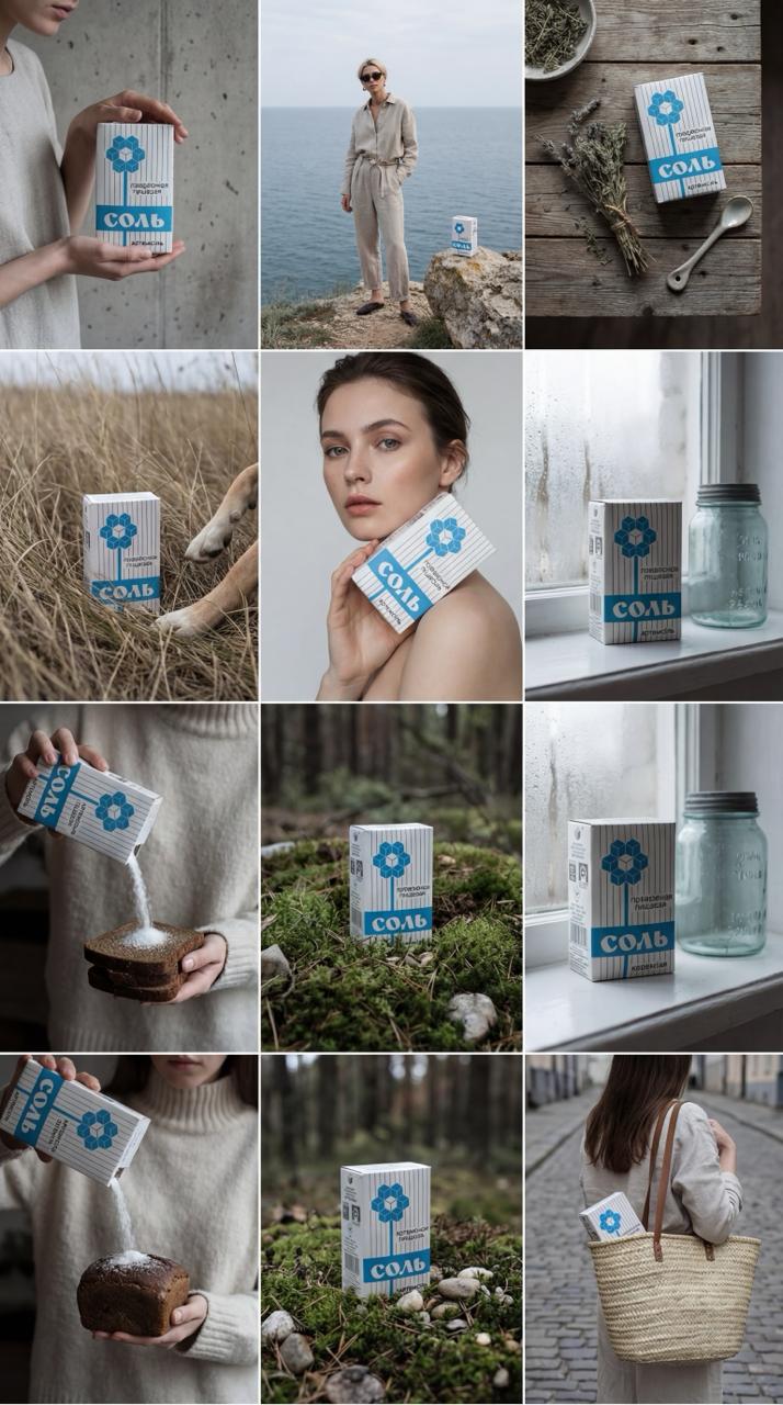 Нашел еще один интересный промпт для новой наны бананы – скармливаете ей какой-то объект, этот промпт и просьбу сделать инстаграм страницу в стиле fashion – для любителей эстетики бетонных заборов