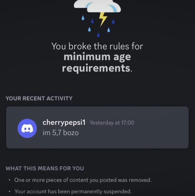 Discord банит низких людей