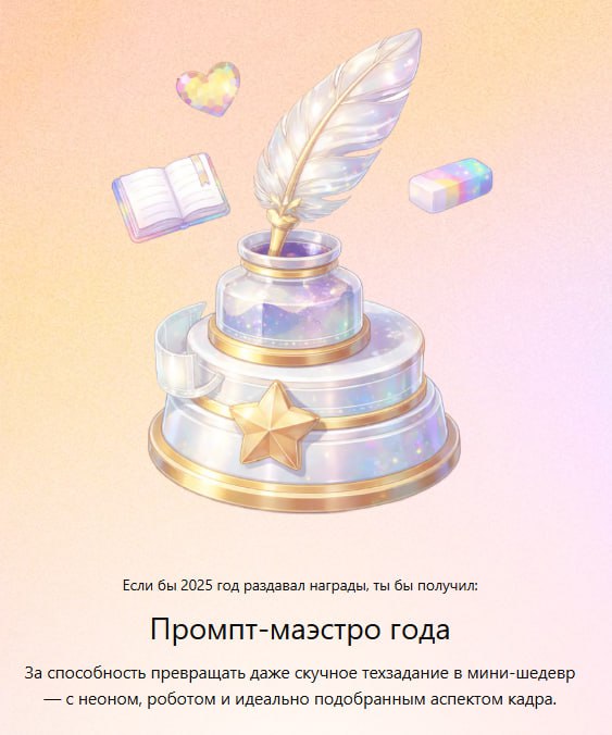  В ChatGPT появились персональные итоги года